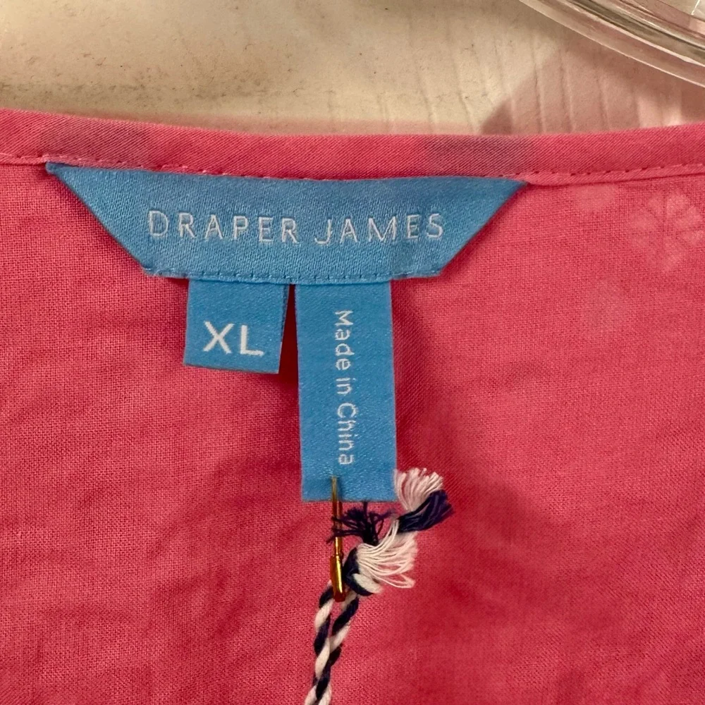 Draper James Wilson Pink Eyelet Whimsical Feminine Mini Dress New With Tags XL - Picture 5 of 13